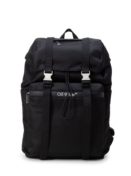 Nylon backpack Off white | OMNB115S24FAB0011001